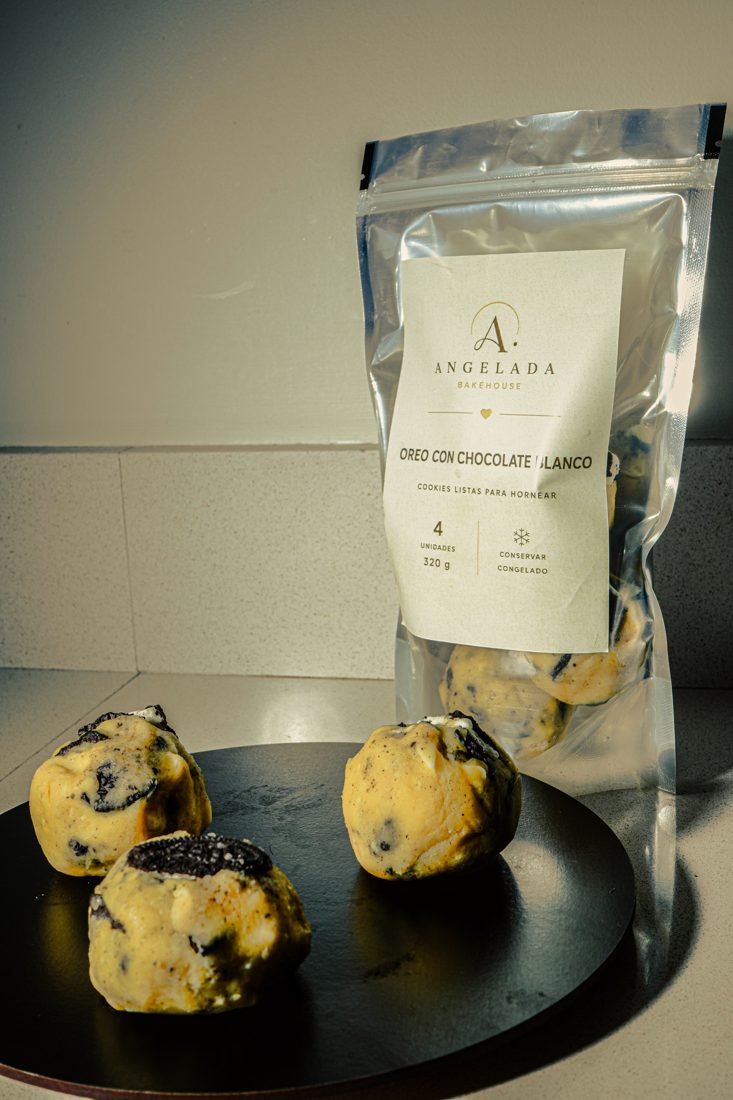 Bolsas de Angelada y masa de Oreo